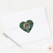 MacKay Tartan & Badge Hart Sticker (Envelop)