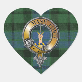 MacKay Tartan & Badge Hart Sticker