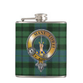 MacKay Tartan & Badge Heupfles (Voorkant)