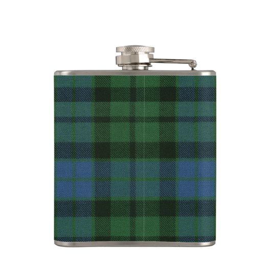 MacKay Tartan & Badge Heupfles (Achterkant)
