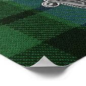 MacKay Tartan & Badge Poster (Hoek)