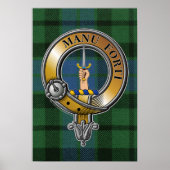 MacKay Tartan & Badge Poster (Voorkant)