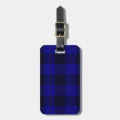 MacKay tartan blauwe schol Bagagelabel (Voorkant verticaal)