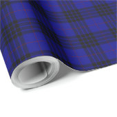 MacKay tartan blauwe schol Cadeaupapier (Rol Hoek)