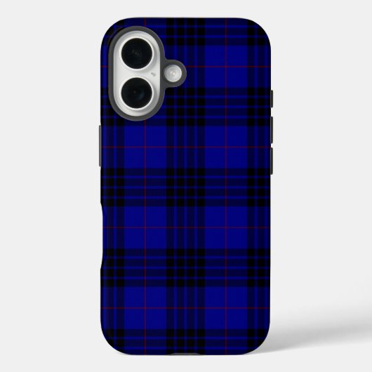 MacKay tartan blauwe schol Case-Mate iPhone Case (Achterkant)