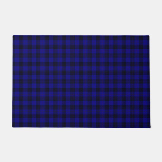 MacKay tartan blauwe schol Deurmat (Voorkant)