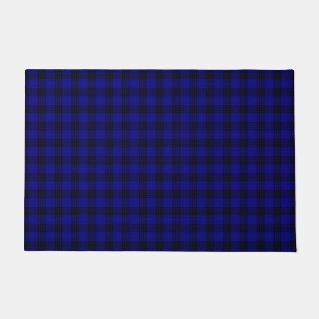 MacKay tartan blauwe schol Deurmat (Voorkant)