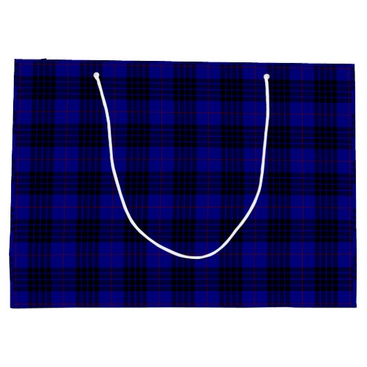 MacKay tartan blauwe schol Groot Cadeauzakje (Achterkant)