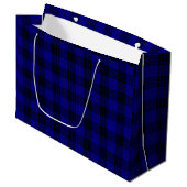 MacKay tartan blauwe schol Groot Cadeauzakje (Voorkant Gekanteld)