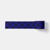 MacKay tartan blauwe schol Grosgrain Lint (Voorkant)