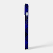 MacKay tartan blauwe schol iPhone 15 Case (Linkerkant)