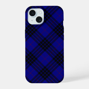 MacKay tartan blauwe schol iPhone 15 Case