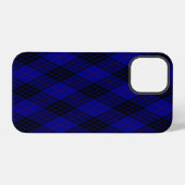 MacKay tartan blauwe schol iPhone Hoesje (Achterkant horizontaal)