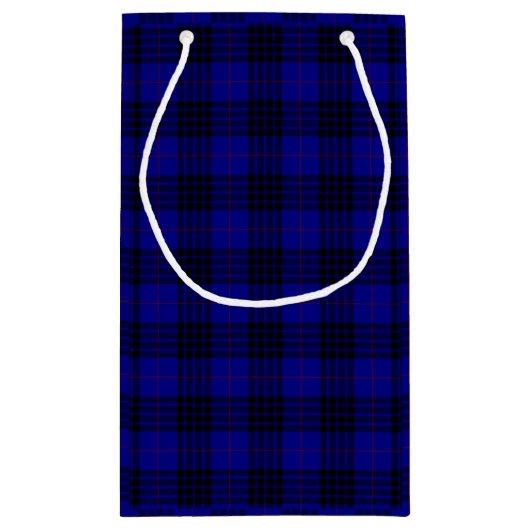 MacKay tartan blauwe schol Klein Cadeauzakje (Achterkant)