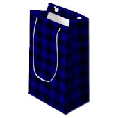 MacKay tartan blauwe schol Klein Cadeauzakje (Voorkant Gekanteld)