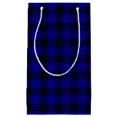 MacKay tartan blauwe schol Klein Cadeauzakje (Voorkant)