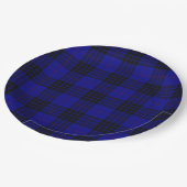 MacKay tartan blauwe schol Papieren Bordje (Gekanteld)