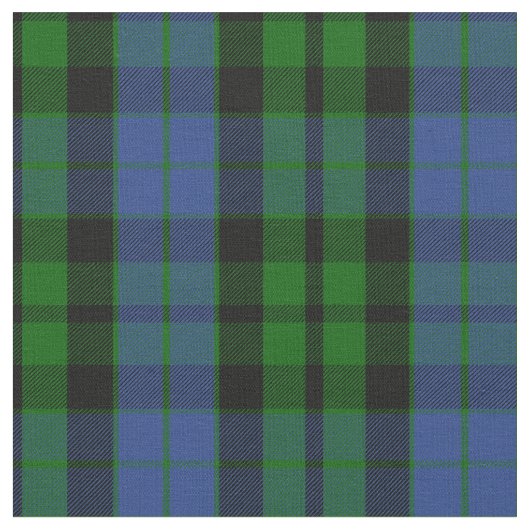 MacKay Tartan Print Stof (Close Up)