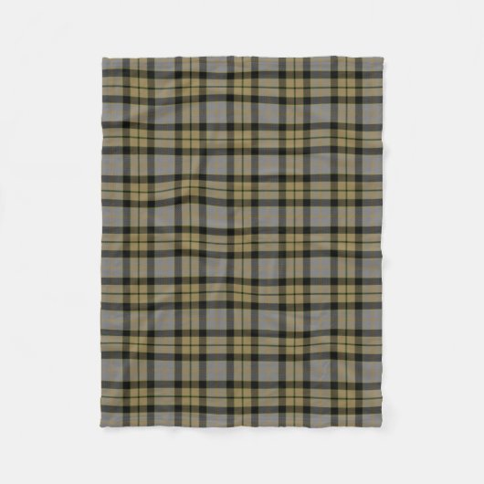 MacKay Weathered Tartan Fleece Deken (Voorkant)