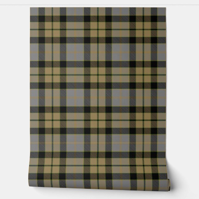 MacKay Weathered Tartan Plaid Scottish Clan Behang (Afrollen)
