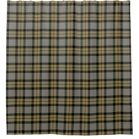 MacKay Weathered Tartan Shower Curtain Douchegordijn (Voorkant)