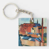 Macke - St. Mary's with Houses and Chimney (Bonn) Sleutelhanger (Voorkant)