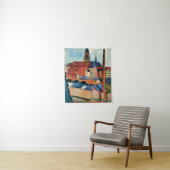 Macke - St. Mary's with Houses and Chimney (Bonn) Wandkleed (In situ)