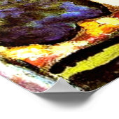 Macke - Staudachers huis bij Tegernsee Poster (Hoek)