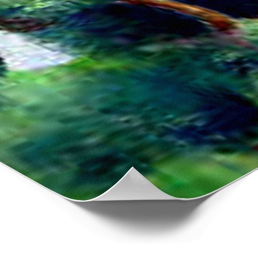 Macke - Uitzicht van Tegernsee Poster (Hoek)