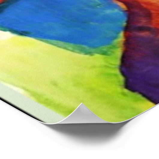 Macke - Vrouwen aan het meer Poster (Hoek)