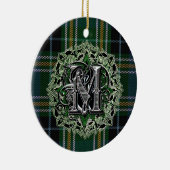 MacKellar Clan geplakt monogram siereminent Keramisch Ornament (Rechts)