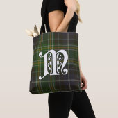 MacKellar Clan Tartan Monogram Tote Bag (Dichtbij)