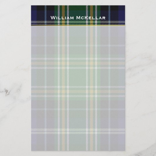 MacKellar Plaid Custom Stationery Briefpapier (Voorkant)