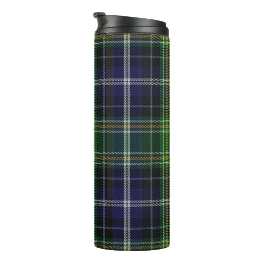 MacKellar Tartan Aangepaste thermische trommel Thermosbeker (Geroteerd rechts)