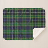MacKellar Tartan Schotse Plaid Sherpa Dekbed Deken (Voorkant (horizontaal))
