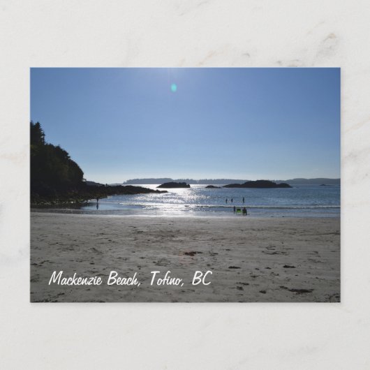 Mackenzie Beach Sunset Briefkaart (Voorkant)