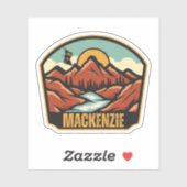 Mackenzie, Brits-Columbia Sticker (Vel)