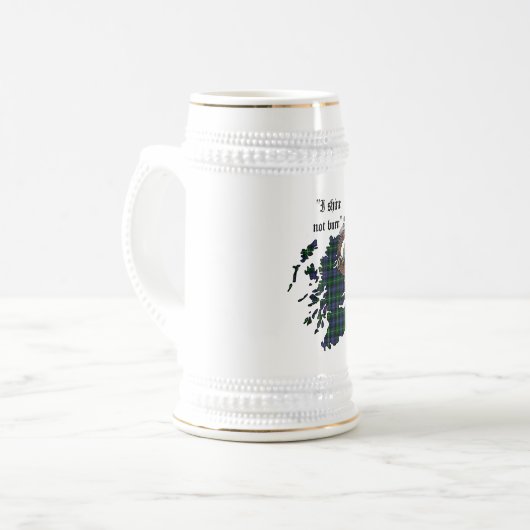 MacKenzie Clan Badge Stein Bierpul (Voorkant links)