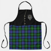 MacKenzie Clan Badge & Tartan Kilt Schort (Voorkant)