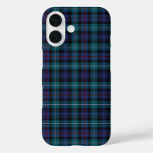 Mackenzie Clan Blue en Turquoise Modern Tartan