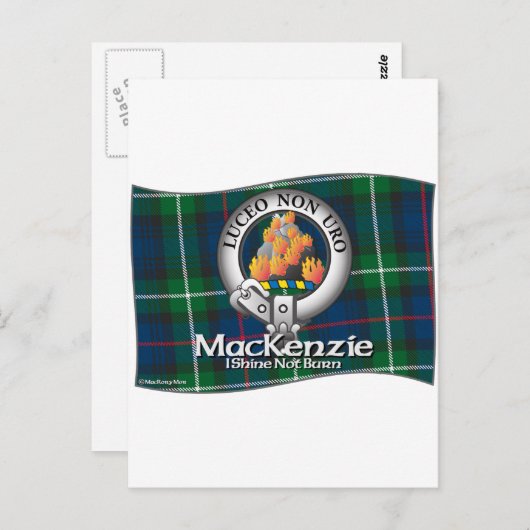 Mackenzie Clan Briefkaart (Voorkant / Achterkant)