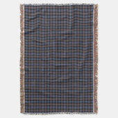 Mackenzie Clan Brown and Blue Reproduction Tartan Deken (Voorkant Verticaal)