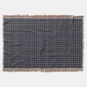Mackenzie Clan Brown and Blue Reproduction Tartan Deken