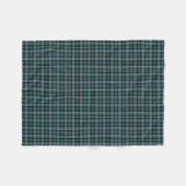 Mackenzie Clan Lichtgroen en Blauw Oud Tartan Fleece Deken (Voorkant (Horizontaal))