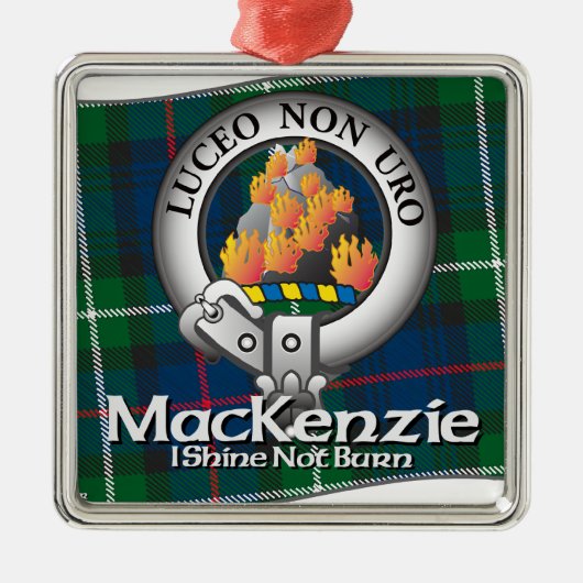 Mackenzie Clan Metalen Ornament (Voorkant)