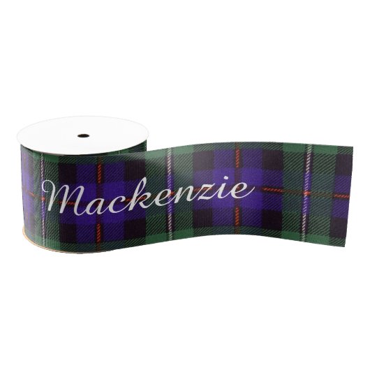Mackenzie clan Pset Scottish tartan Grosgrain Lint (Spoel)