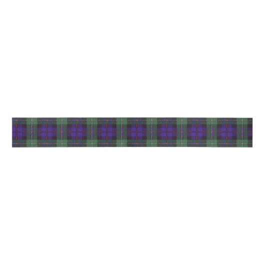 Mackenzie clan Pset Scottish tartan Grosgrain Lint (Voorkant)