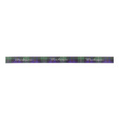 Mackenzie clan Pset Scottish tartan Satijnen Lint (Voorkant)
