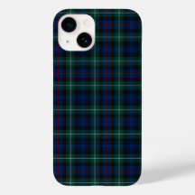 Mackenzie Clan Royal Blue en Forest Green Tartan
