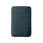 Mackenzie Clan Tartan Donkergroen en Blauw Plaid Badmat (Voorkant Verticaal)